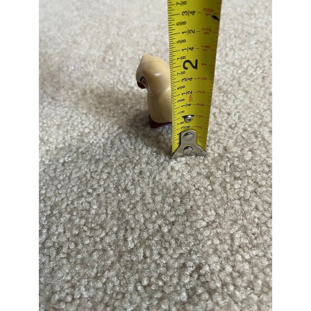 Vintage Playmobil great horn owl Tan Bird figure forest zoo replacement Part